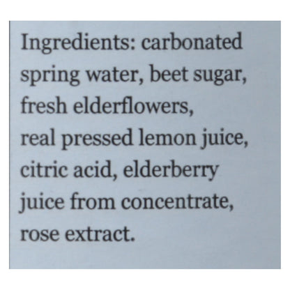 Belvoir - Organic Lemonade - Elderflower And Rose - Case Of 6 - 25.4 Fl Oz.