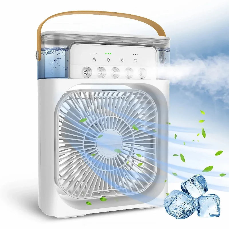 " Best Portable 3-in-1 Fan, Air Conditioner, and Humidifier with LED Night Light"